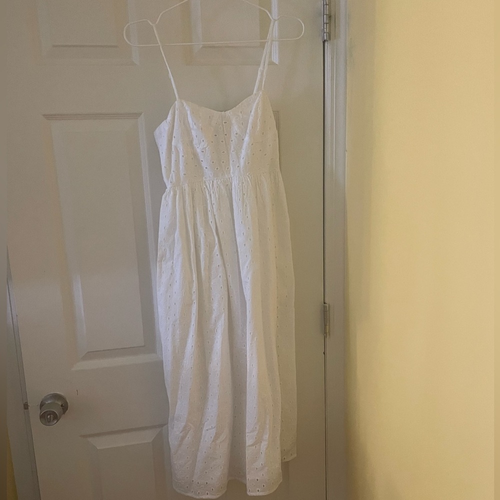 super pretty white long dress from a new day